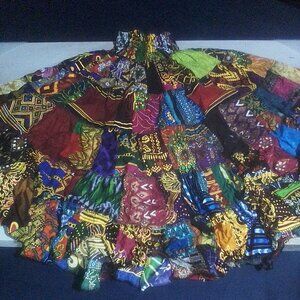 Vintage Maxi patch skirt